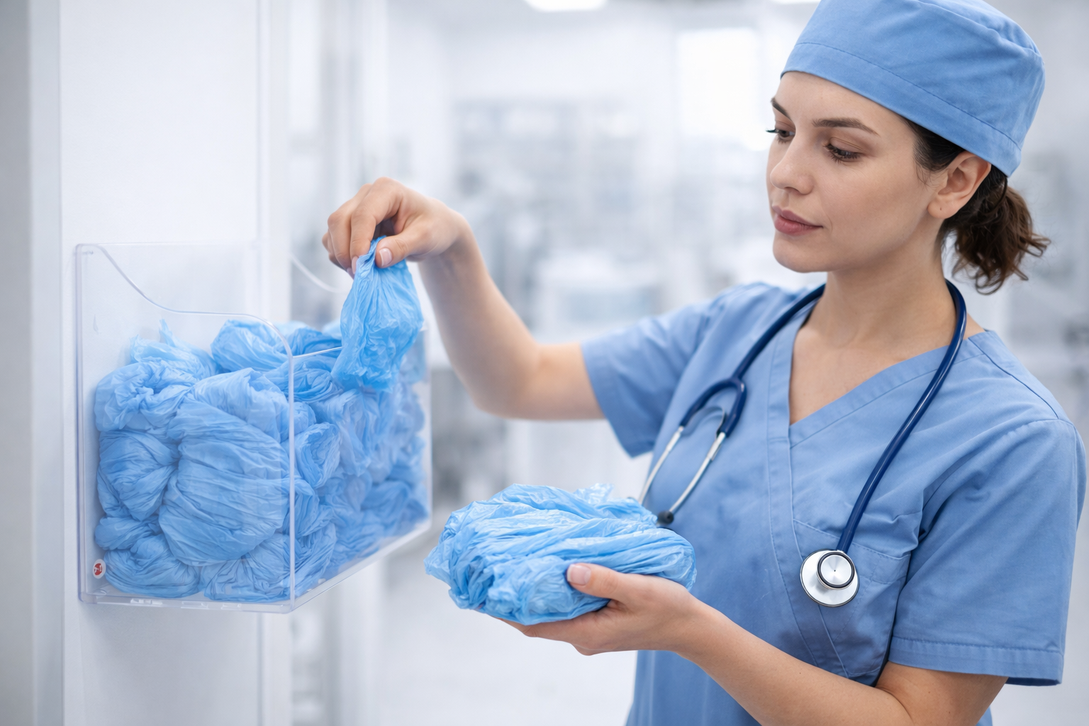 лайфхаки для медсестёр по работе с бахилами